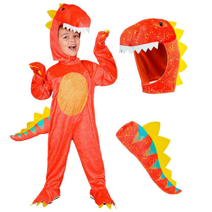Costume da dinosauro colorato per bambini