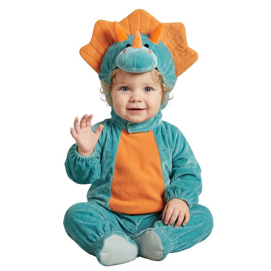 Costume da dinosauro triceratopo bambino