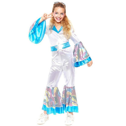 Costume da Abba disco Deluxe per bambina