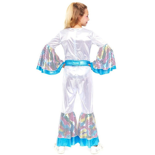 Costume da Abba disco Deluxe per bambina