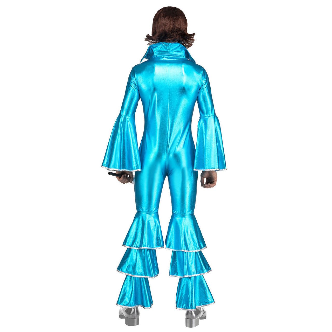 Costume da Disco blu per uomo