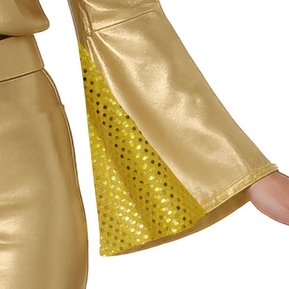 Costume da Disco Gold per donna
