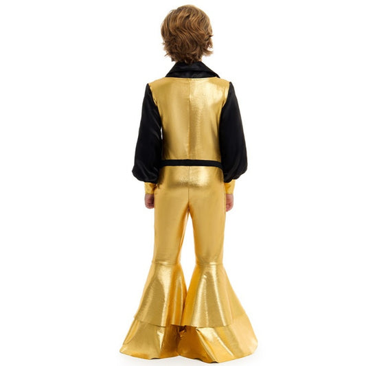 Costume da Disco Oro per bambino