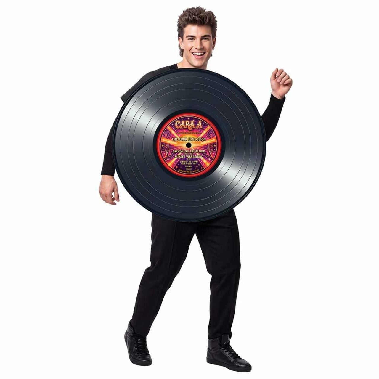 Costume da Disco in Vinile per adulto