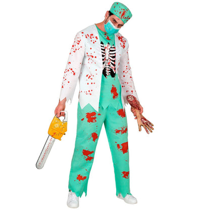 Costume da Dottore Zombie per uomo