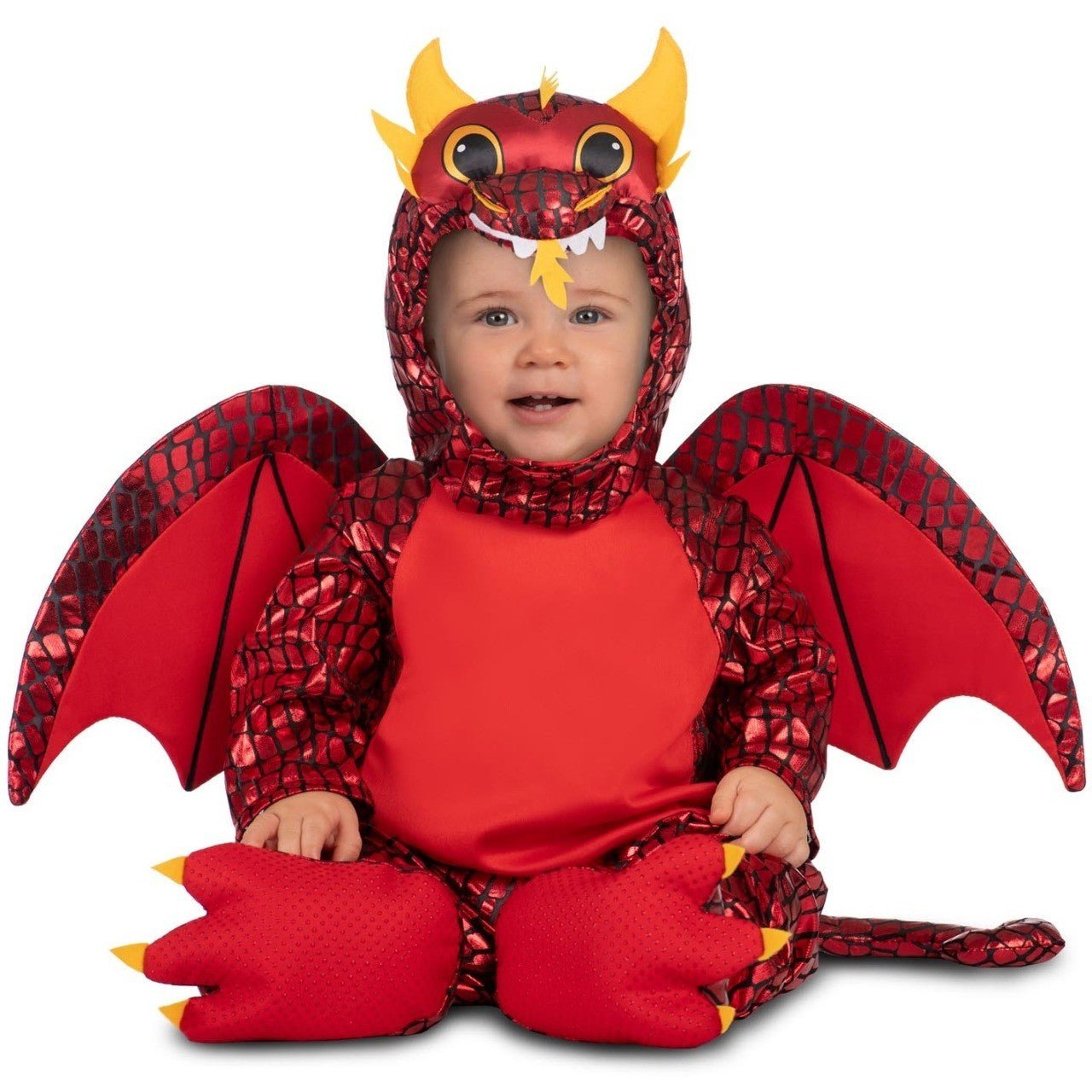 Costume da Drago Rosso per bebè