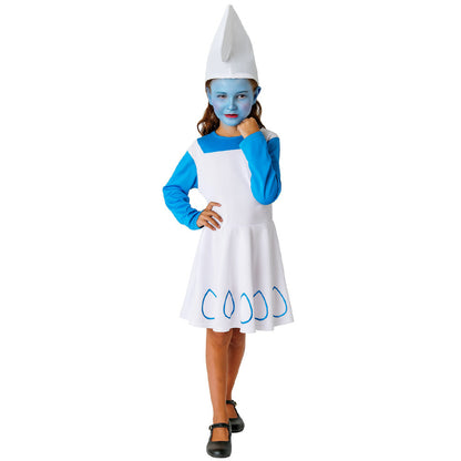 Costume da Folletto Blu Vestito per bambina