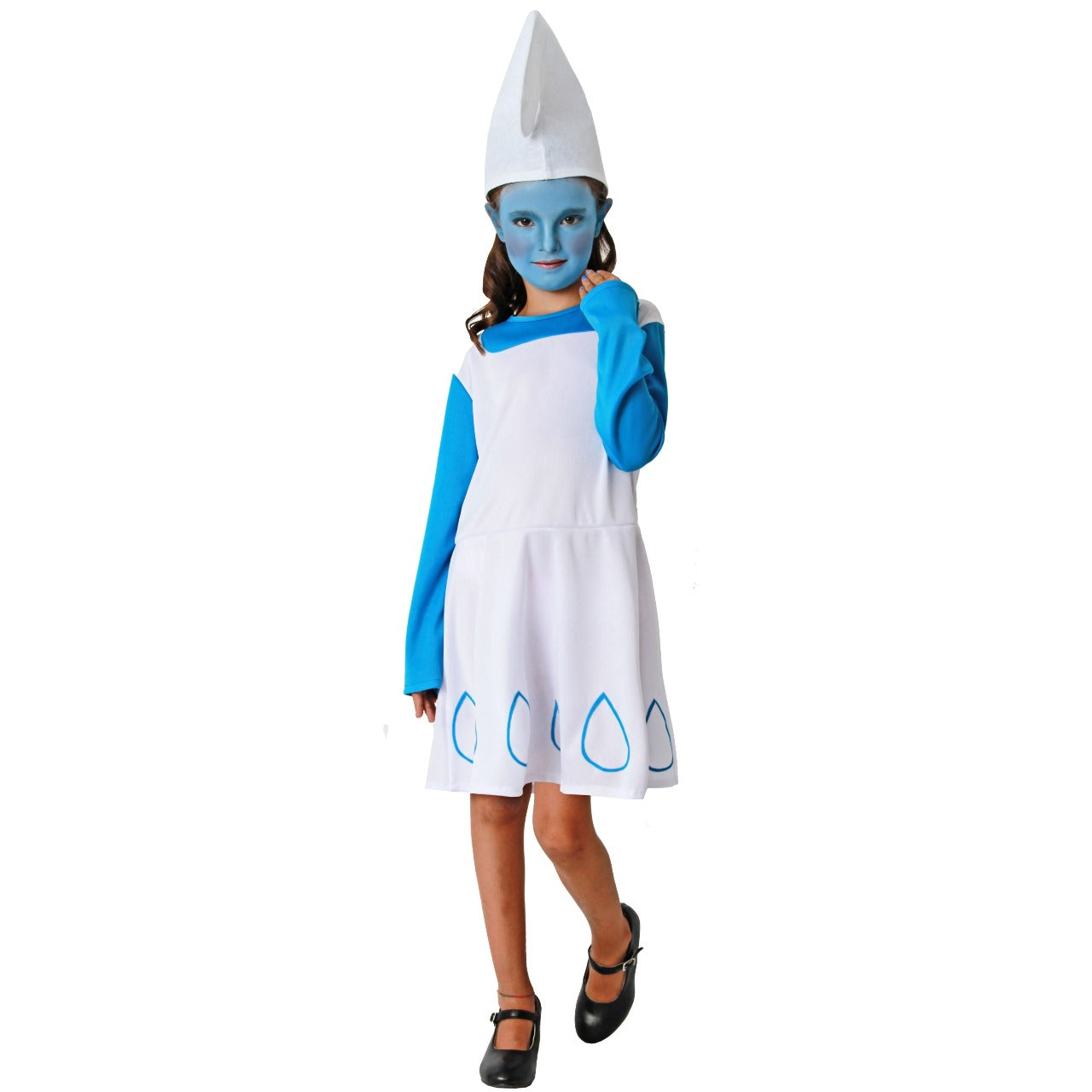 Costume da Folletto Blu Vestito per bambina