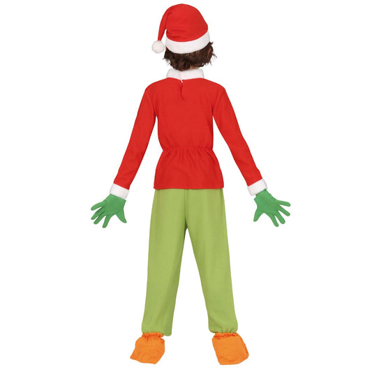 Costume da elfo Grinch per bambino