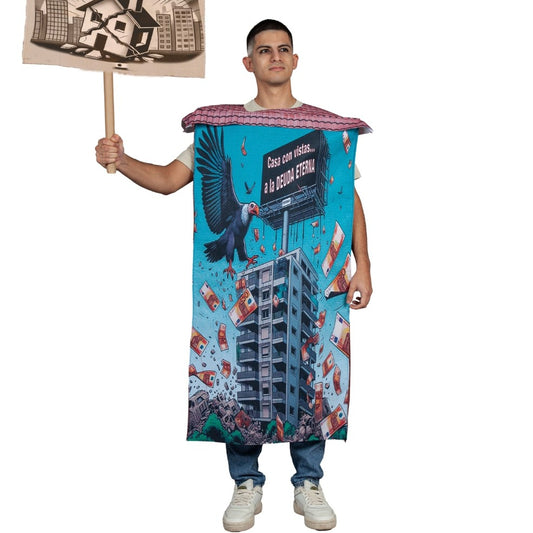 Costume da Protesta contro caro alloggi per adulti
