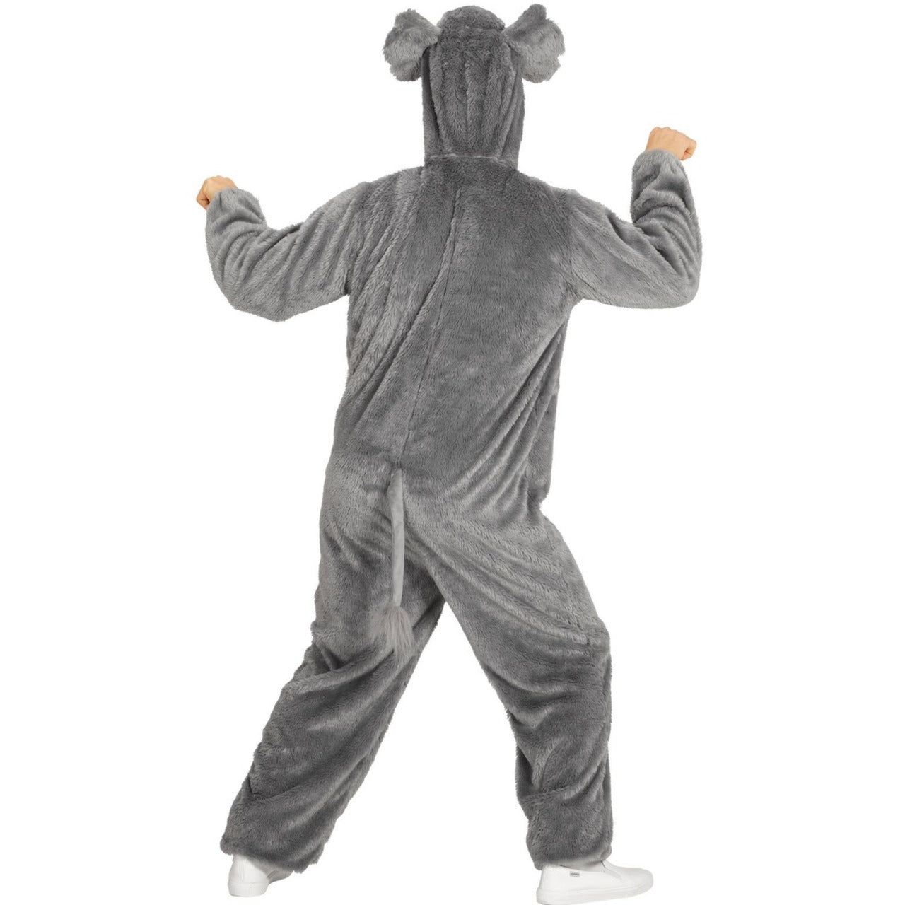 Costume da elefante in peluche per adulto