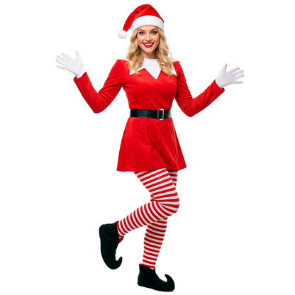 Costume da Elfa Divertente di Natale per donna