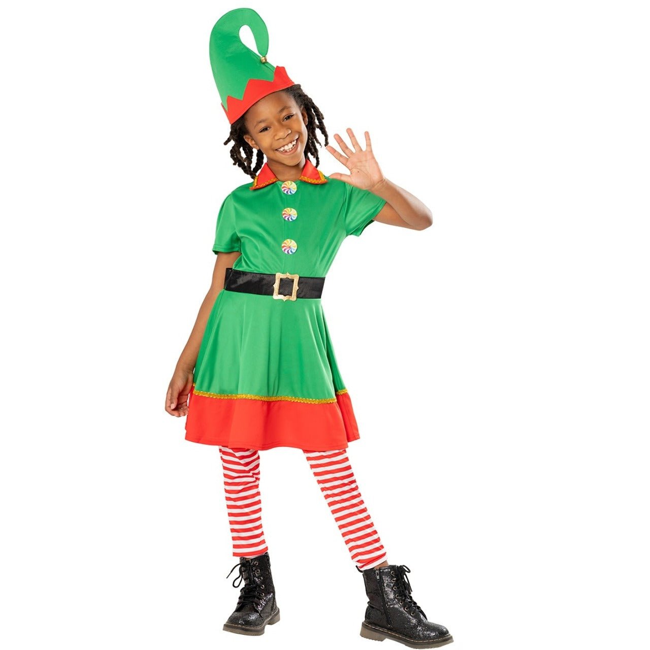 Costume da Elfa di Natale per bambina