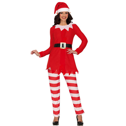 Freebily Costume di Natale Abito Donna Sexy Pelle Paillettes Babydoll