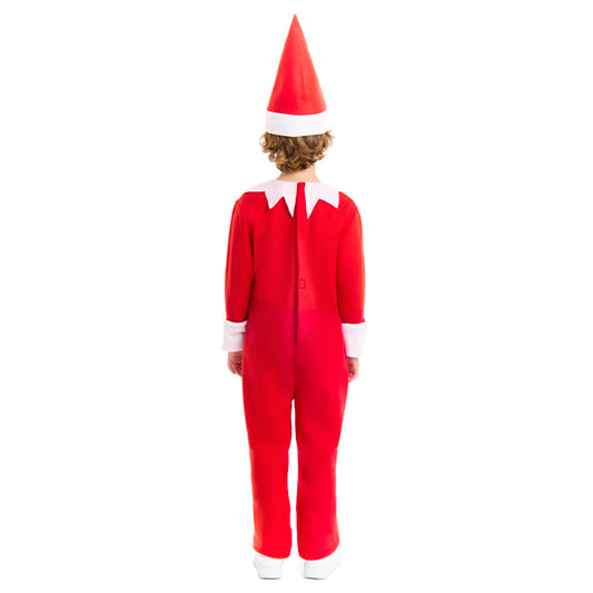 Costume da Elfo di Natale Rosso per bambini