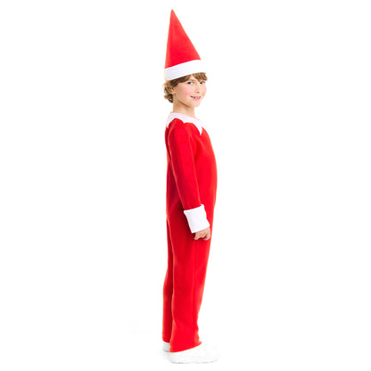 Costume da Elfo di Natale Rosso per bambini