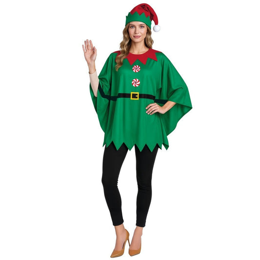 Costume da Elfo Poncho per adulto