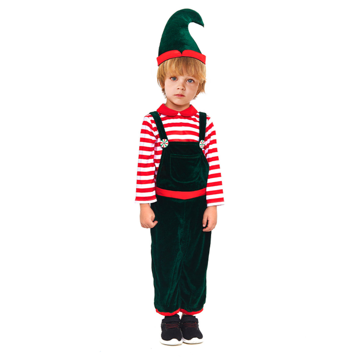 Costume da Elfo a righe per bambino