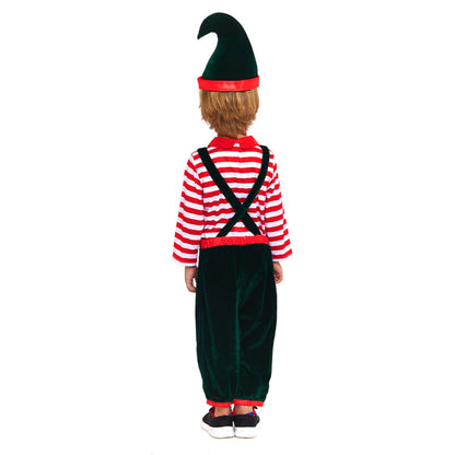 Costume da Elfo a righe per bambino