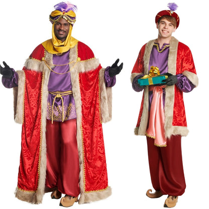 Costumi di coppia da Re Baldassarre e Paggio Extra
