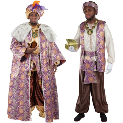 Costumi di coppia da Re Baldassarre e Paggio Reale