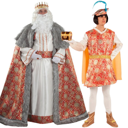 Costumi di coppia da Gaspare e Paggio Reale