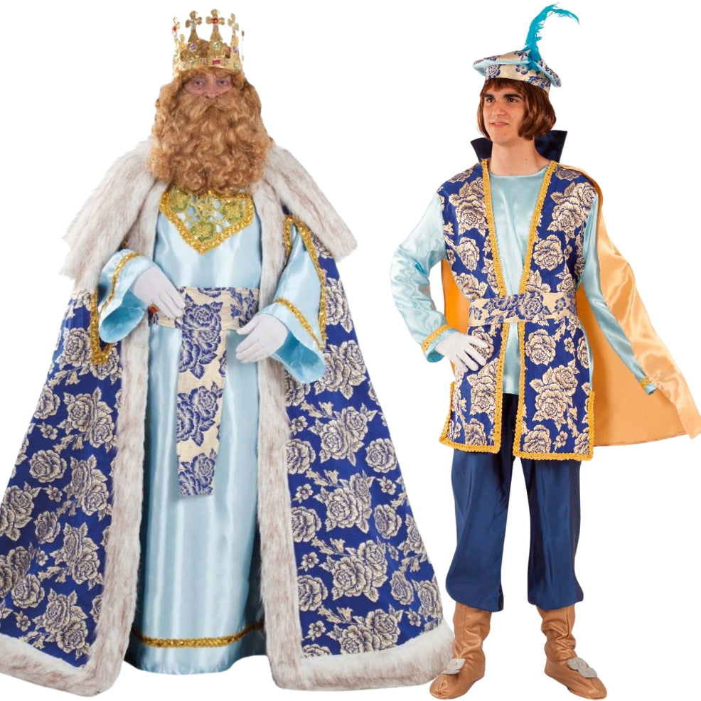 Costume di coppia da Re Melchiorre e Paggio Reale
