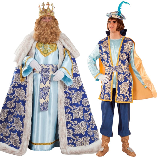 Costume di coppia da Re Melchiorre e Paggio Reale
