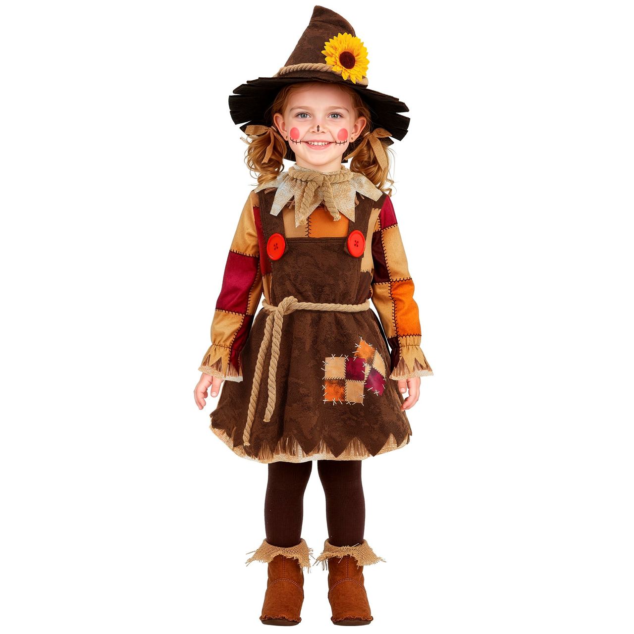 Costume da Spaventapasseri a Quadri per bebè