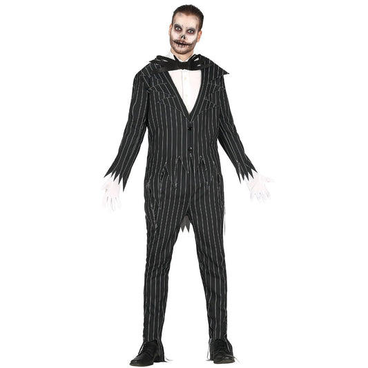 Costume di Jack Skellington da scheletro per uomo