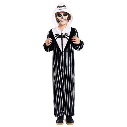 Costume di Jack Skellington da scheletro per bambino.