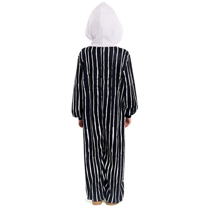Costume di Jack Skellington da scheletro per bambino.