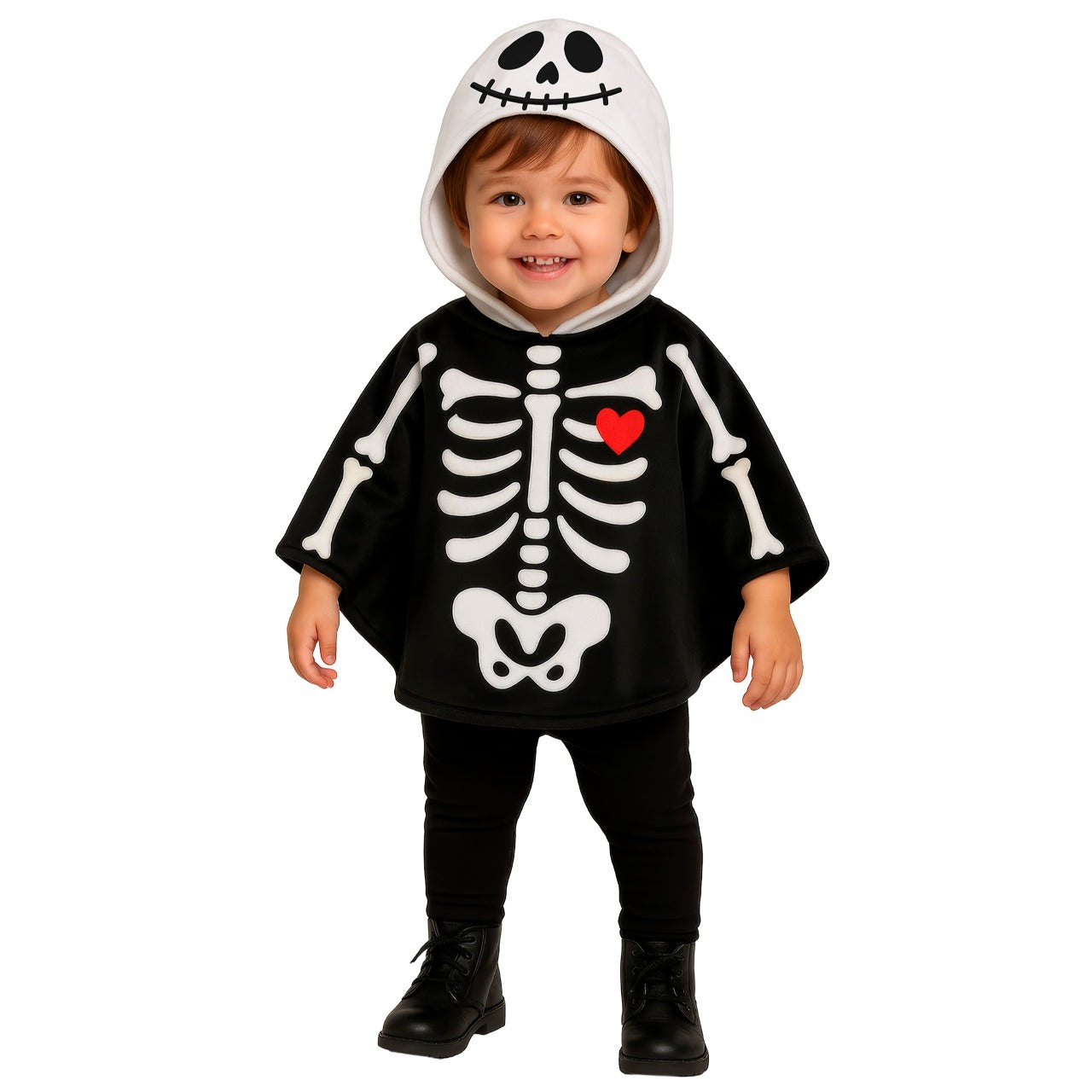 Costume da Scheletro Poncho per neonato