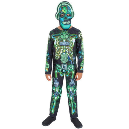 Costume da Scheletro Robot Glow per bambini