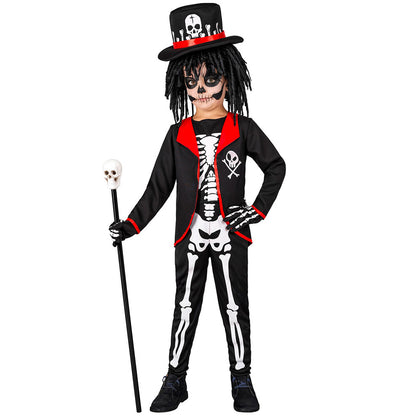 Costume da scheletro voodoo per bambini