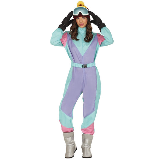 Costume da Sciatrice Blu per donna