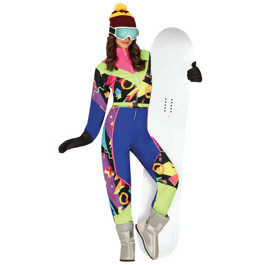 Costume da sci multicolore per donna