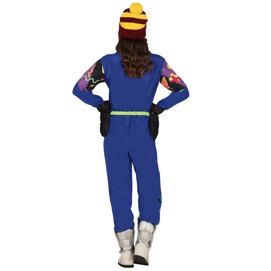Costume da Sciatrice multicolore per donna