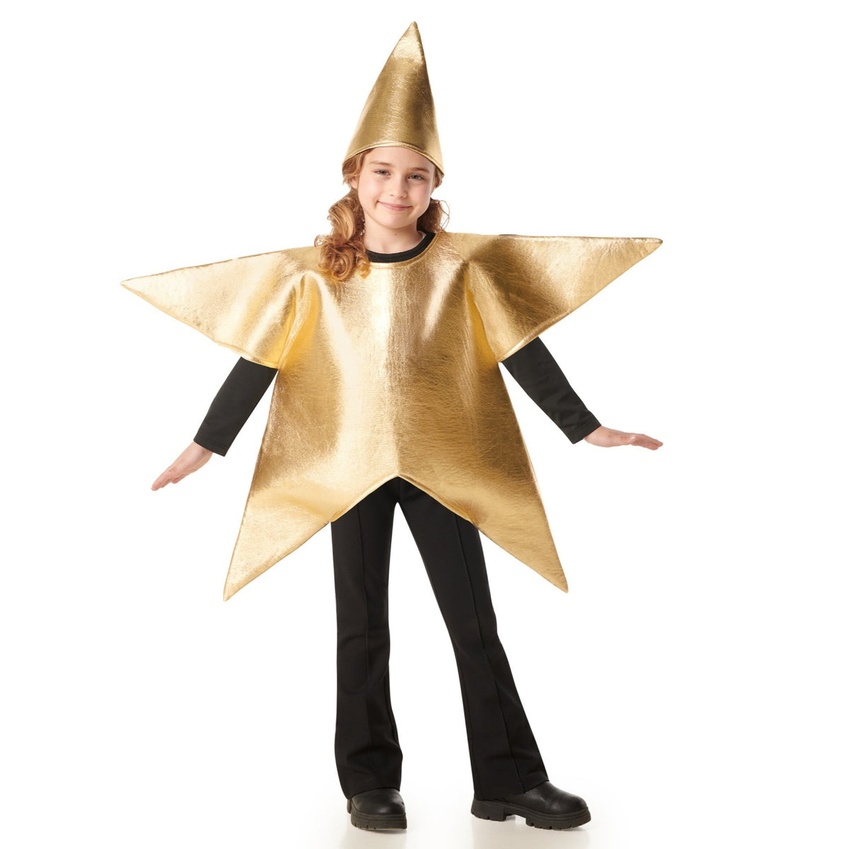 Costume da Stella Dorata con Cappello per bambini