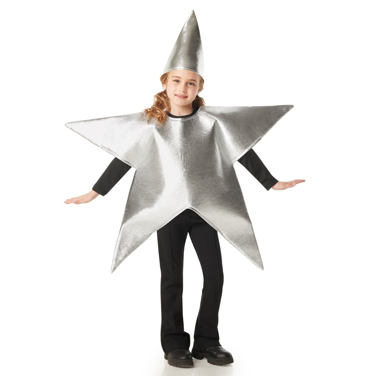 Costume da Stella Argentata con Cappello per bambini 