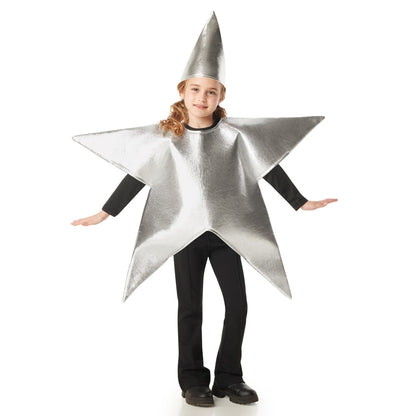 Costume da Stella Argentata con Cappello per bambini 
