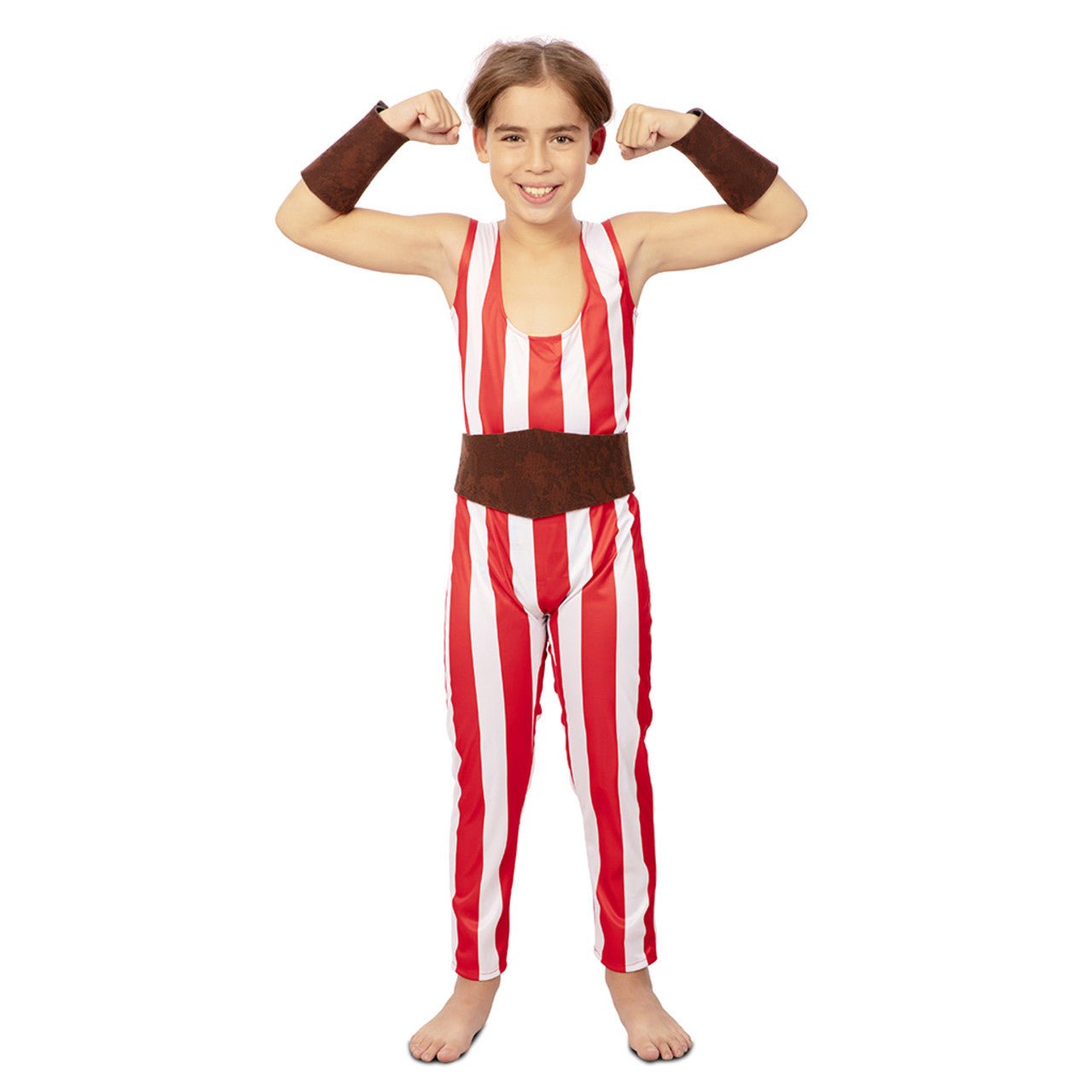 Costume da Forzuto a righe per bambino