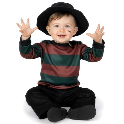 Costume da Freddy Krueger per neonato 