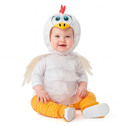 Costume da Gallina Bianca per bebè