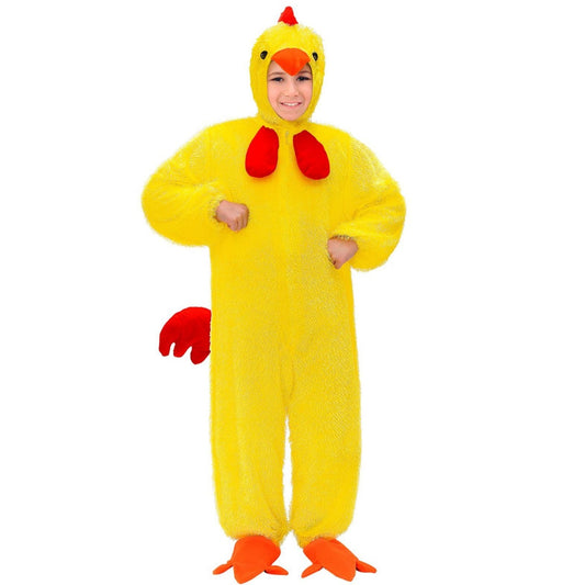 Costume da gallina di peluche per bambini