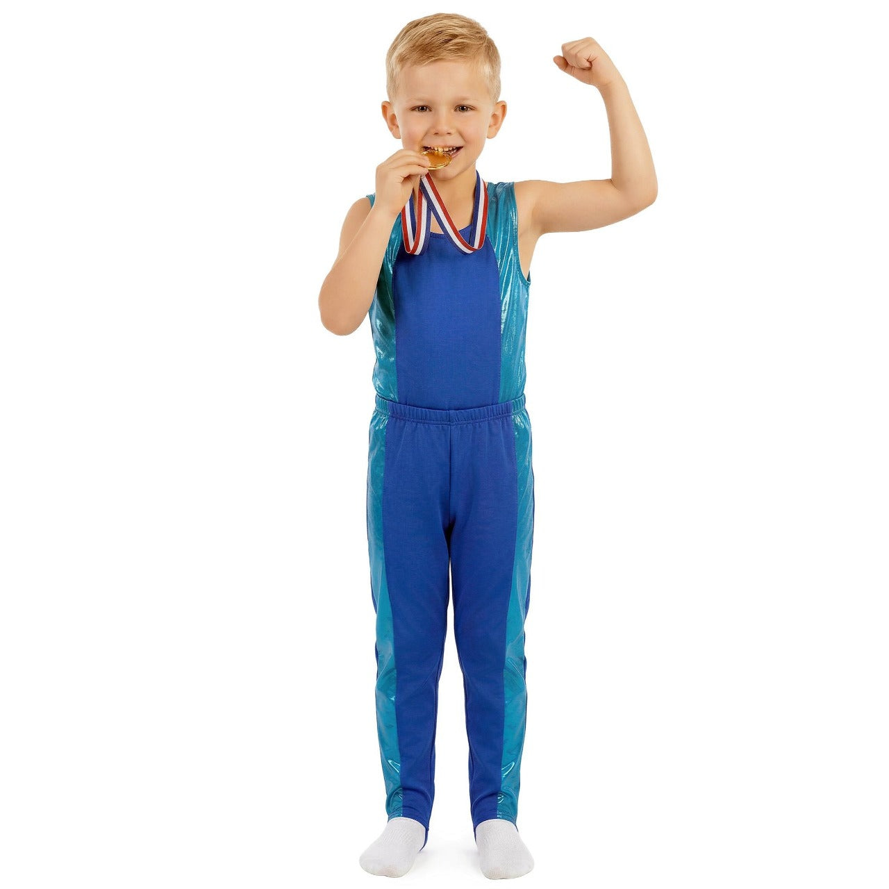 Costume da Ginnasta Olimpico per bambino 