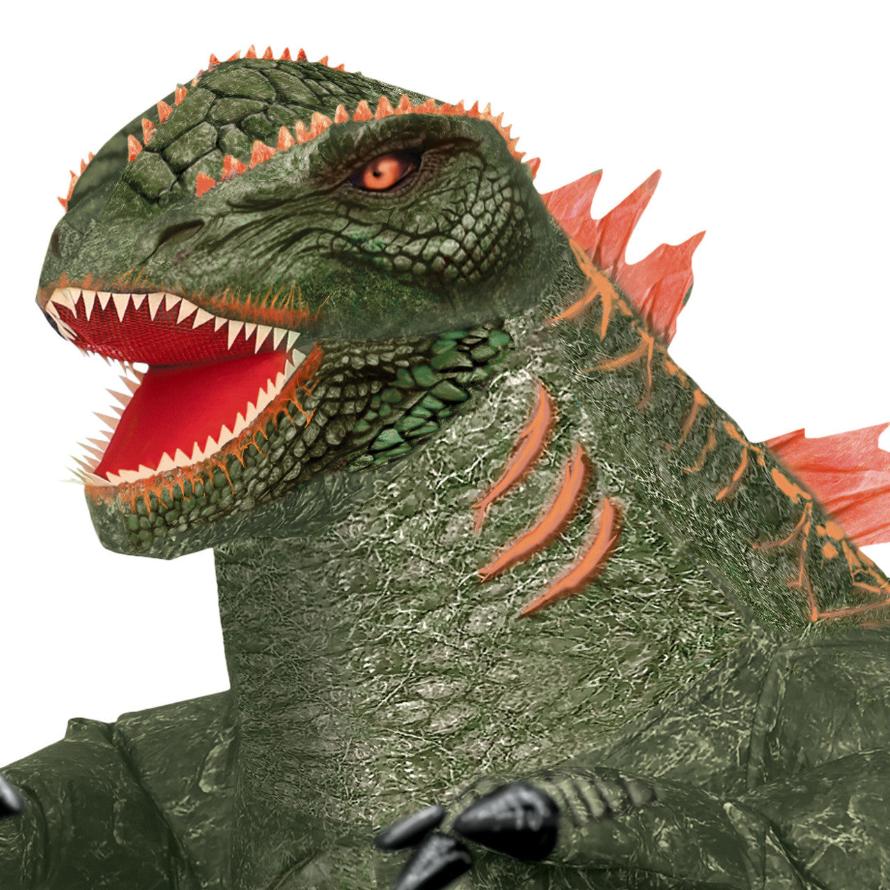 Costume gonfiabile da Godzilla per adulto