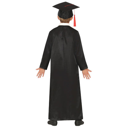 Costume da Laureato Classico Rosso per bambino