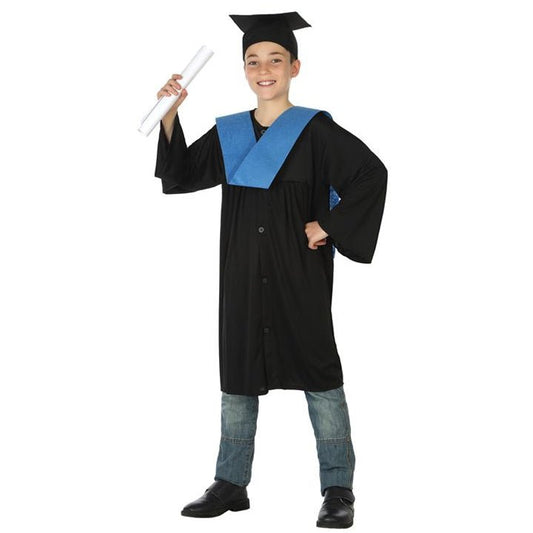 Costume da Laureato Universitario Nero bambino