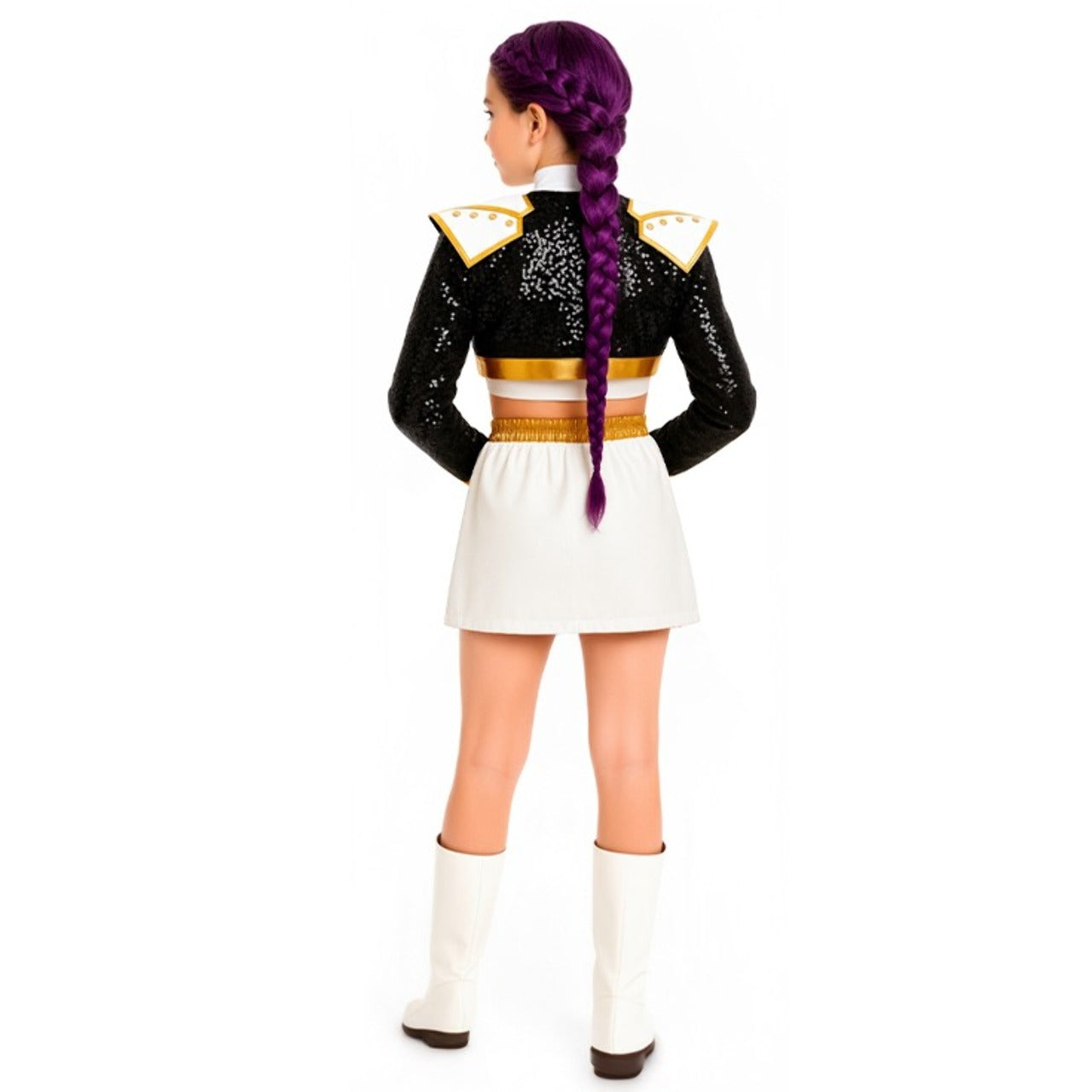 Costume di Guerriera K-Pop Golden per bambina